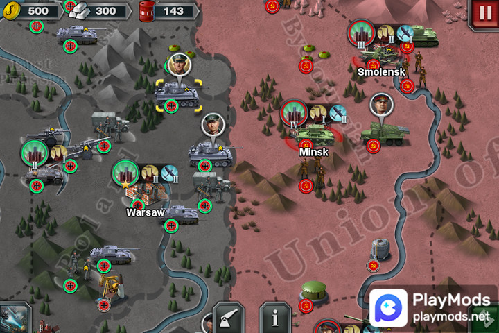 World Conqueror 3-WW2 Strategy(tiền không giới hạn) screenshot image 1 Ảnh chụp màn hình trò chơi