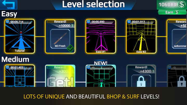 CS Surf GO. Bhop & Surf pro!(Free Shopping) screenshot image 4_modkill.com