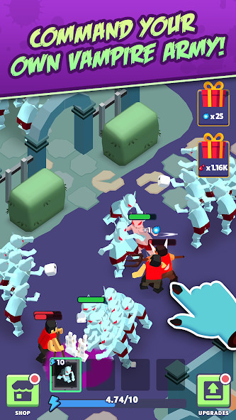 Dracula City Master: Idle Army(Unlimited Currency) screenshot image 1_playmod.games