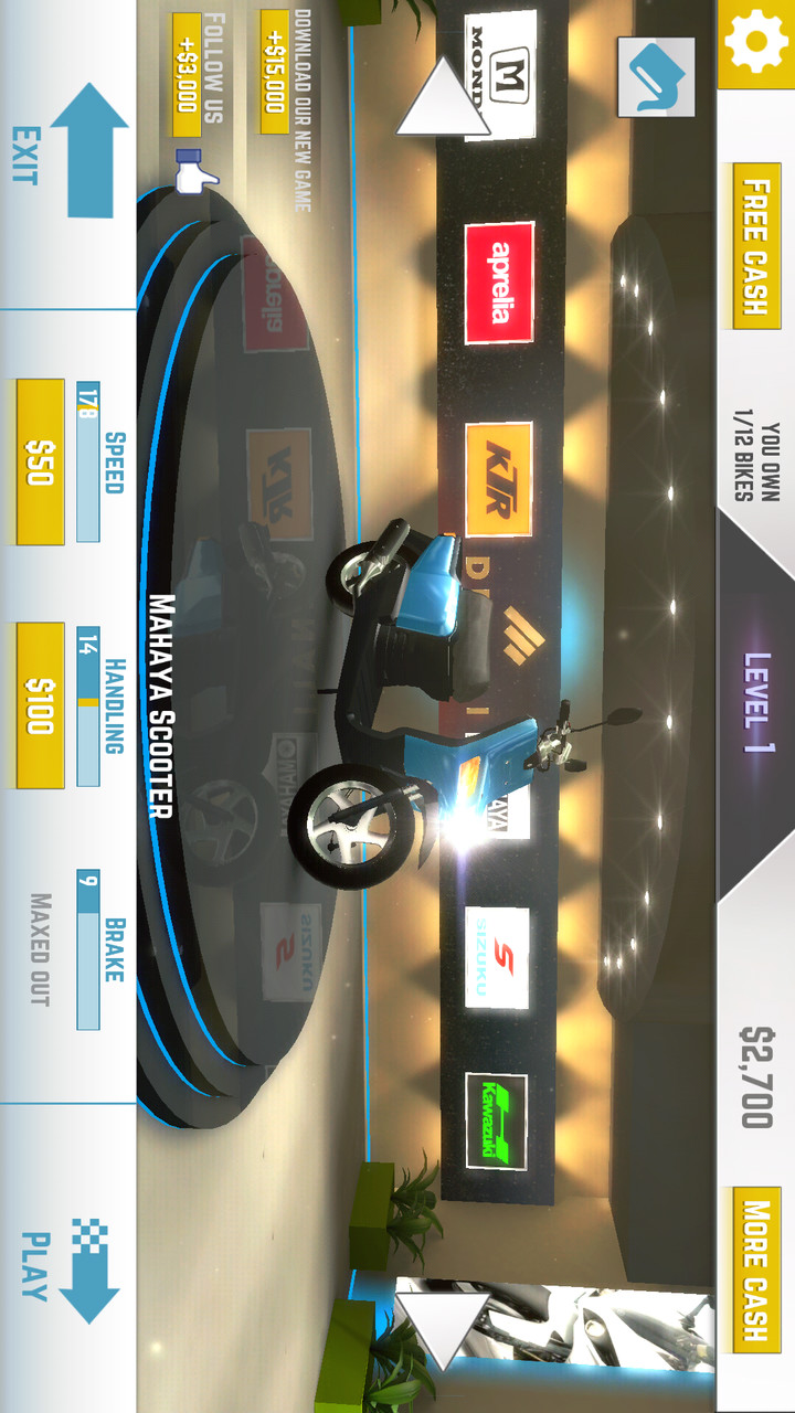 Traffic Rider(lots of money) screenshot image 2