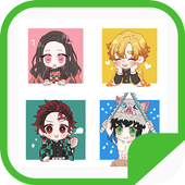 KNY Anime Sticker for Kimetsu no Yaiba fans-KNY Anime Sticker for Kimetsu no Yaiba fans