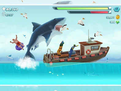 Hungry Shark Evolution(lots of gold coins) screenshot image 19