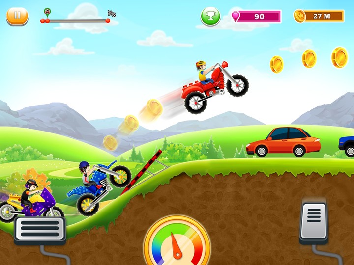 Kids Bike Race-Motorcycle Game Ảnh chụp màn hình trò chơi