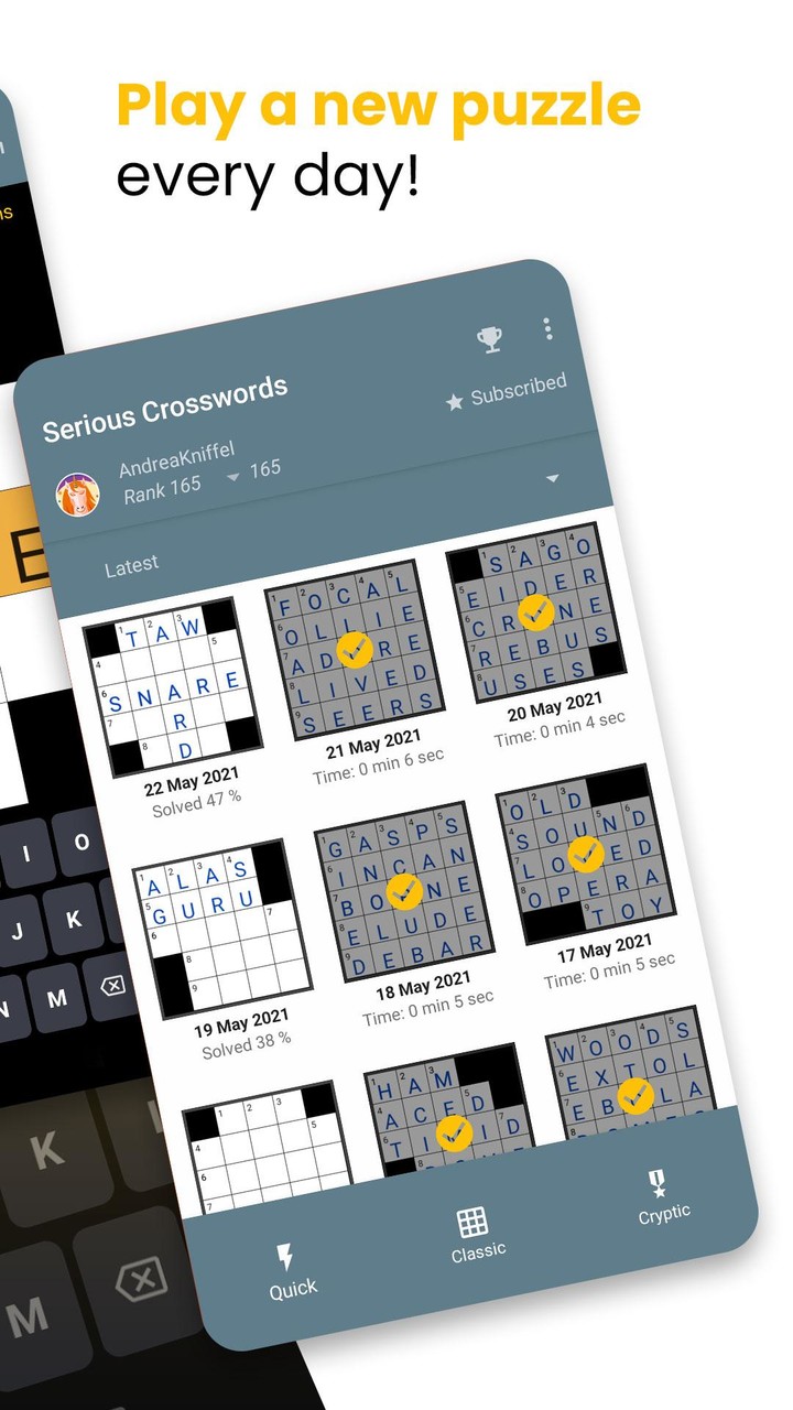 Serious Crosswords - daily_playmod.games