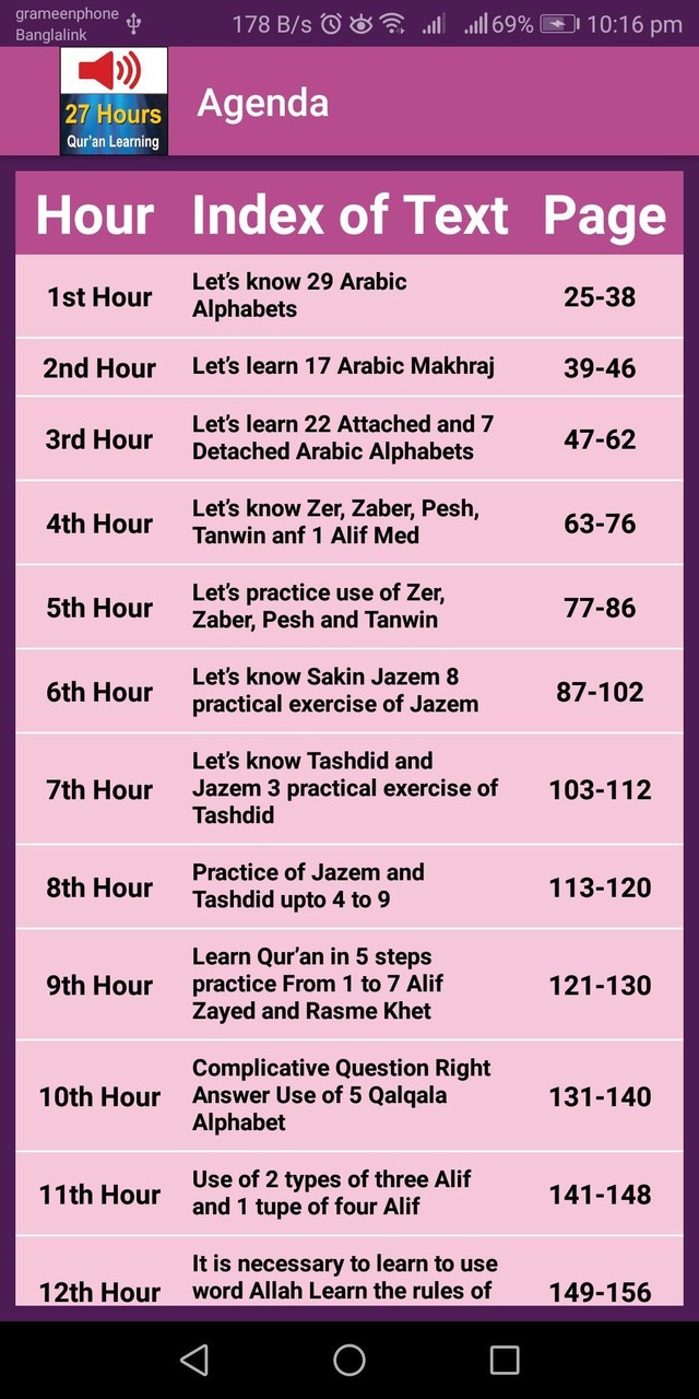 27 Hours Quran Learning Ảnh chụp màn hình trò chơi