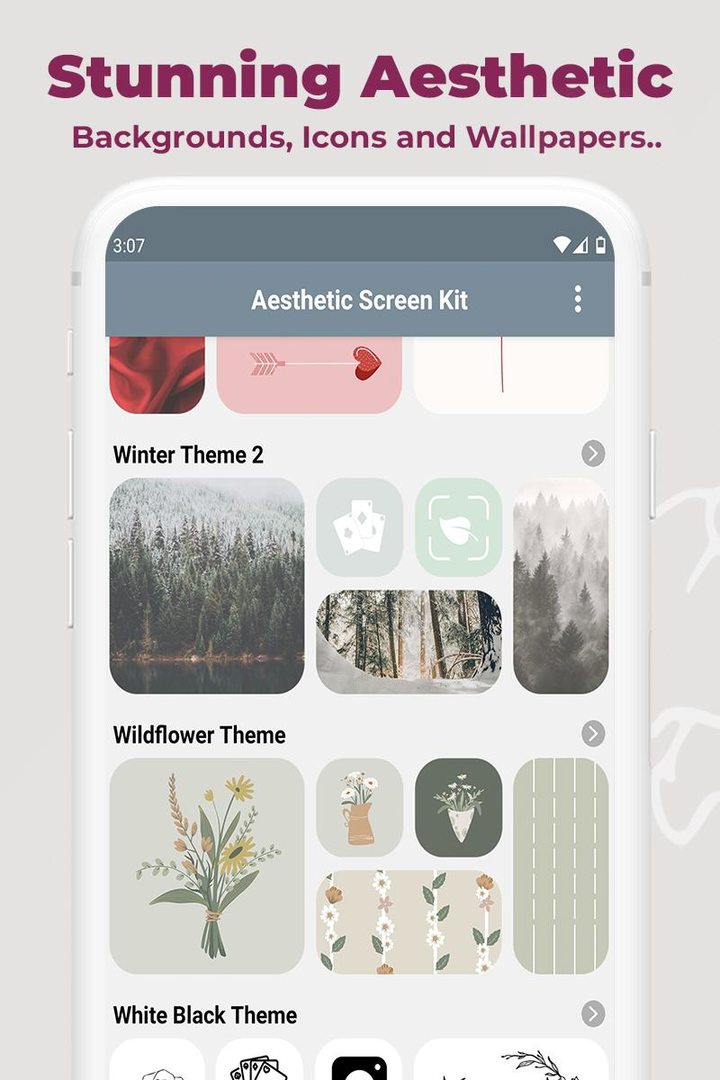 Aesthetic Icons Widgets Themes_playmods.games