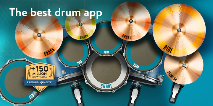Real Drum: trống điện tử(Đã mở khóa trả phí) screenshot image 1 Ảnh chụp màn hình trò chơi