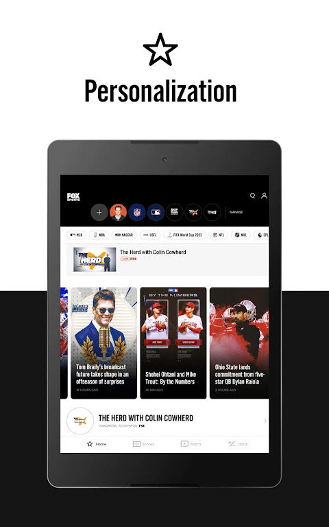 ดาวน์โหลด Fox Sports: Watch Live Mod Apk V5.50.0 สำหรับ Android