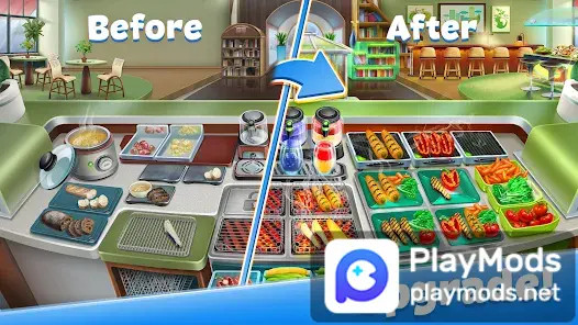 Cooking Fever Restaurant Game(Unlimited Money) screenshot image 2_playmod.games