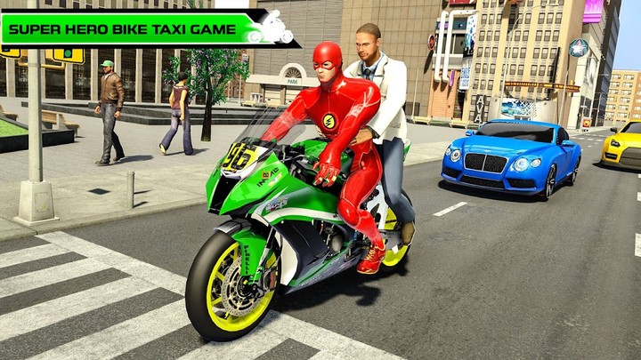 خارقة دراجة ألعاب موتو تاكسي