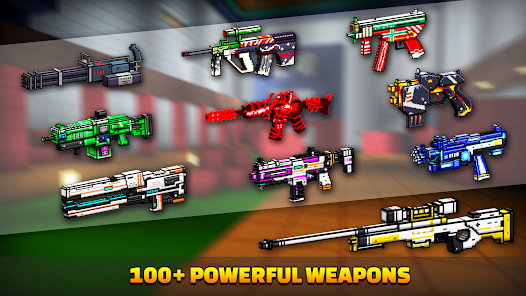 Cops N Robbers - 3D Pixel Craft Gun Shooting Games_playmods.net