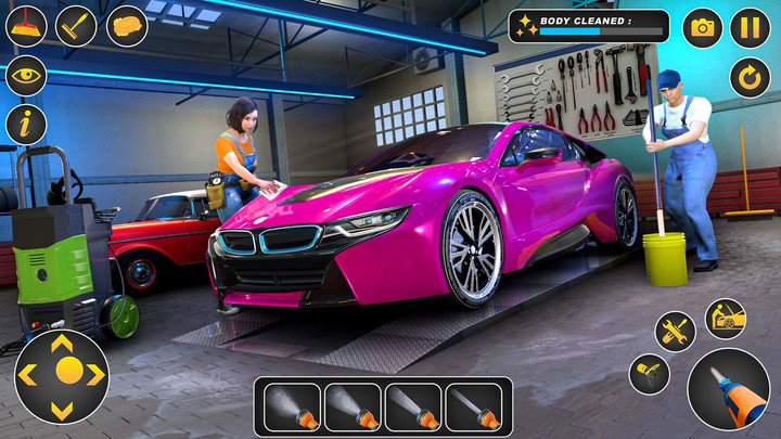 Power Gun: Car Wash Game_playmods.games