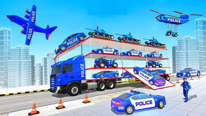 مهنة نقل سارات الشرطة الأمريكة