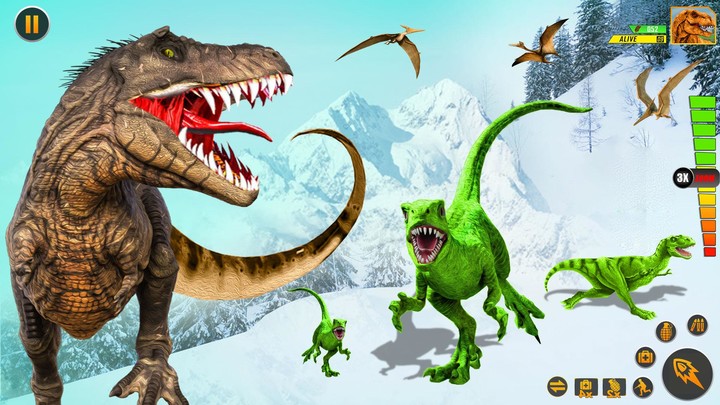 Wild Dino Hunting Zoo Games 3D