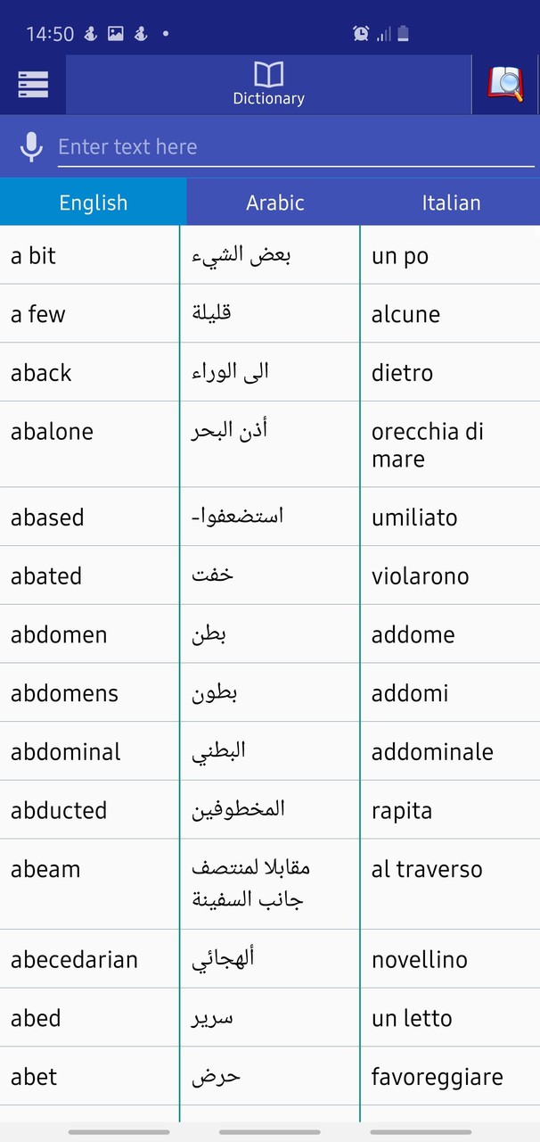 Arabic Italian Dictionary