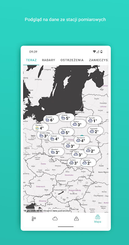 Meteo IMGW Prognoza dla Polski‏