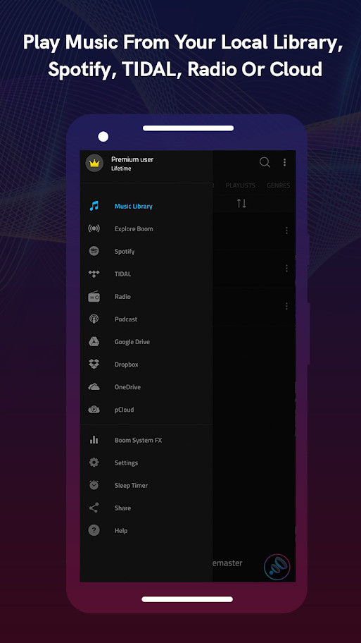 Boom: Music Player(Premium Unlocked)_playmods.games