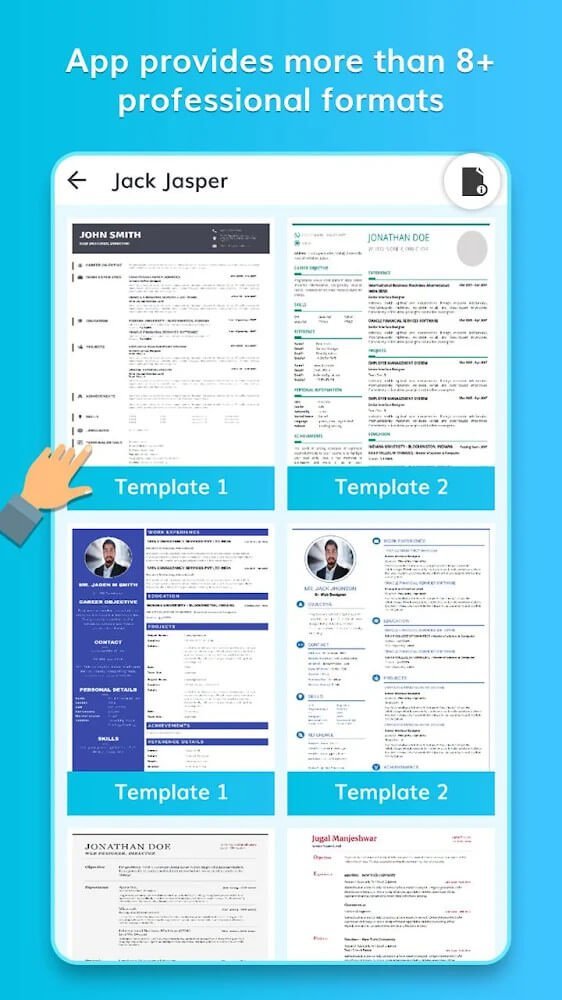 Resume Builder(Premium Unlocked)_playmods.games