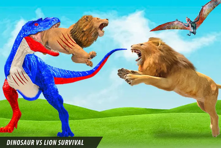 Descargar León contra dinosaurio MOD APK para Android Descargar León contra dinosaurio MOD APK para Android