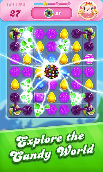 Candy Crush Saga(infinite life) screenshot image 1_playmod.games