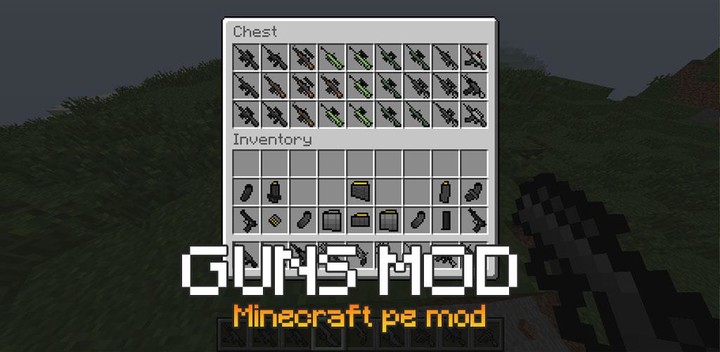 Gun Mod for Minecraft_playmods.games