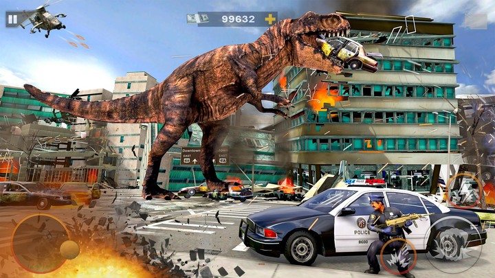 Monster Dinosaur Rampage Game Ảnh chụp màn hình trò chơi