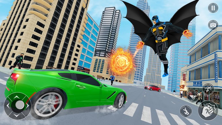 Hero Bat Robot Bike Games Ảnh chụp màn hình trò chơi