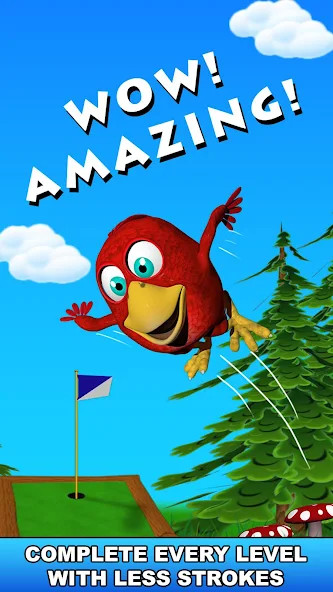 Bird Mini Golf - Freestyle Fun(Unlock all chapters) screenshot image 3_playmod.games