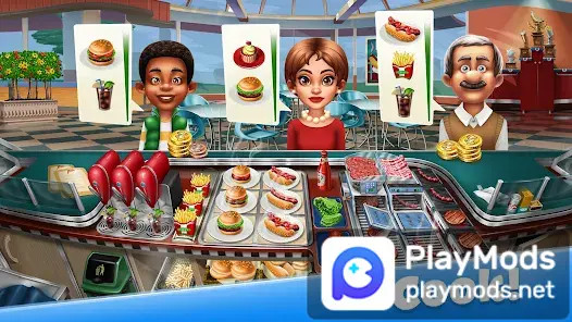 Cooking Fever Restaurant Game(Unlimited Money) screenshot image 5_playmods.games