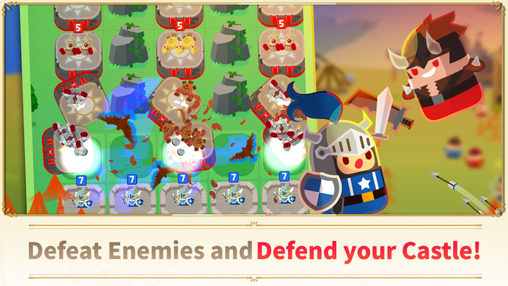 Merge Tactics: Kingdom Defense(Unlimited Money) screenshot image 3_playmod.games