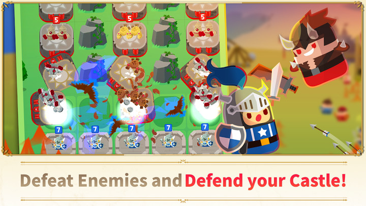 Merge Tactics: Kingdom Defense(Unlimited Money) screenshot image 3_playmods.games