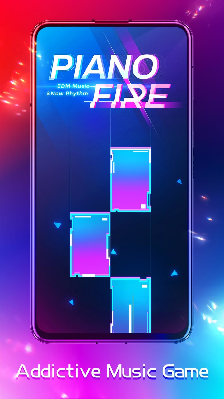 Piano Fire: Edm Music & Piano_playmod.games