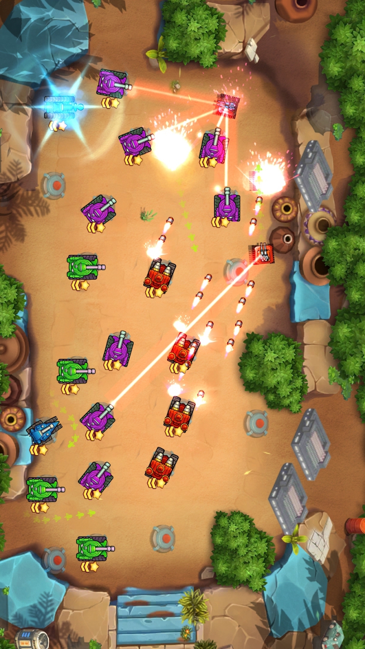 Tank Fun Heroes - Land Forces War(Lots of gold coins)