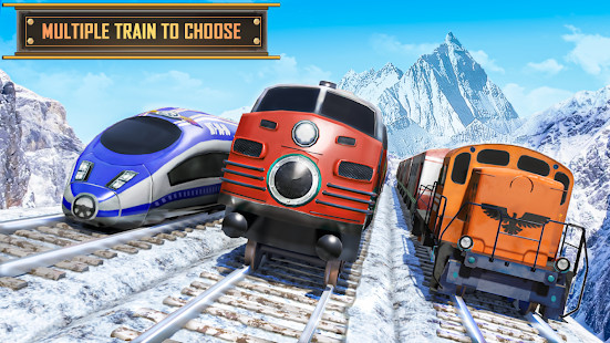 Snow Train Simulator Games 3D(mod) screenshot