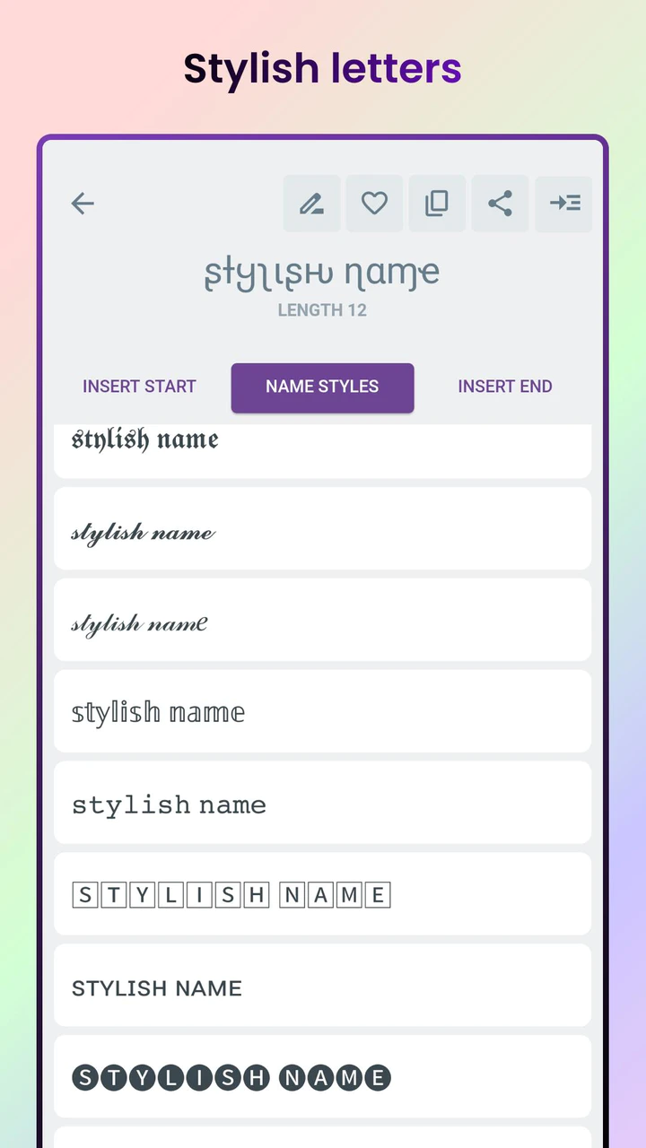 style: Nickname Generator APK v1.4.2 for Android