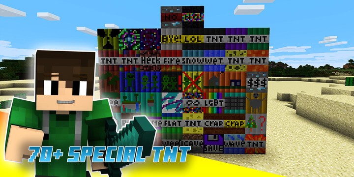TNT Mods for Minecraft PE - MCPE Addons