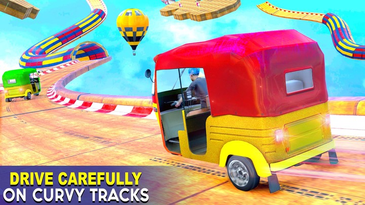 Tuk Tuk Auto Rickshaw 3D Stunt Ảnh chụp màn hình trò chơi