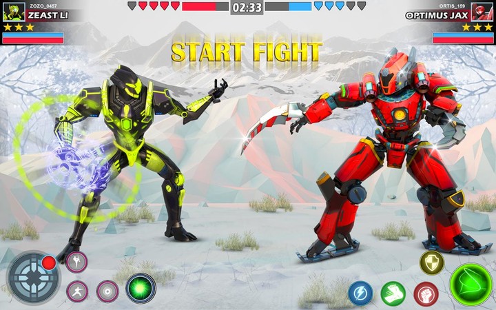 Robot Kung Fu Fighting Games Ảnh chụp màn hình trò chơi