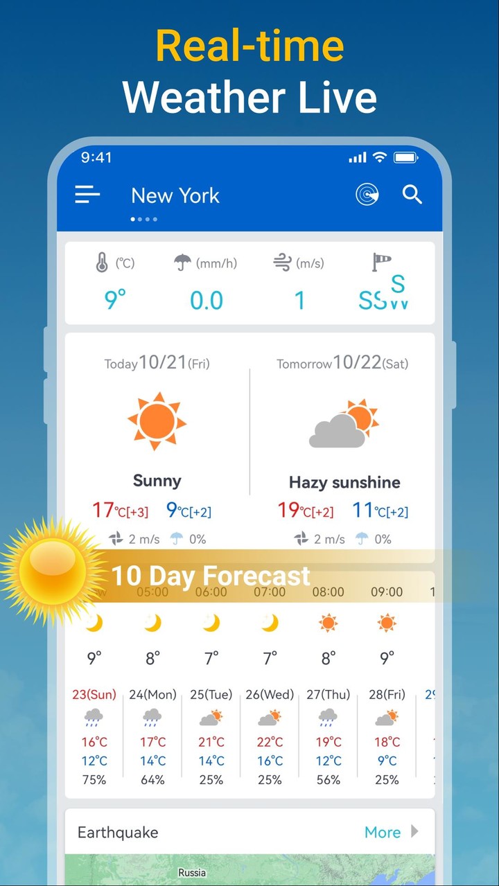 Weather Forecast - Weather app Ảnh chụp màn hình trò chơi