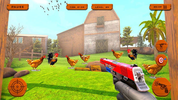 Download Chicken fps shoot Gun 3D on PC (Emulator) - LDPlayer