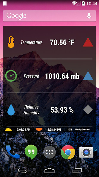 Weather Station Pro(Được trả tiền miễn phí) screenshot image 2 Ảnh chụp màn hình trò chơi
