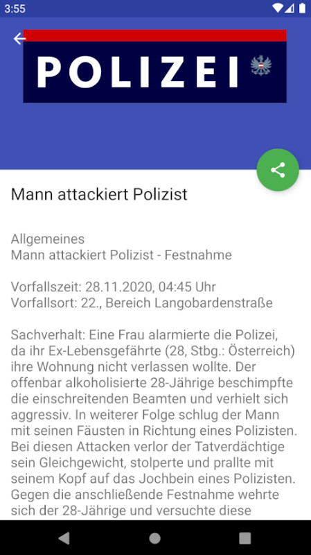 Polizeibericht‏