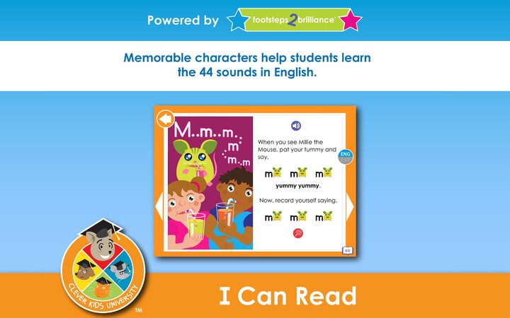 Clever Kids U: I Can Read‏