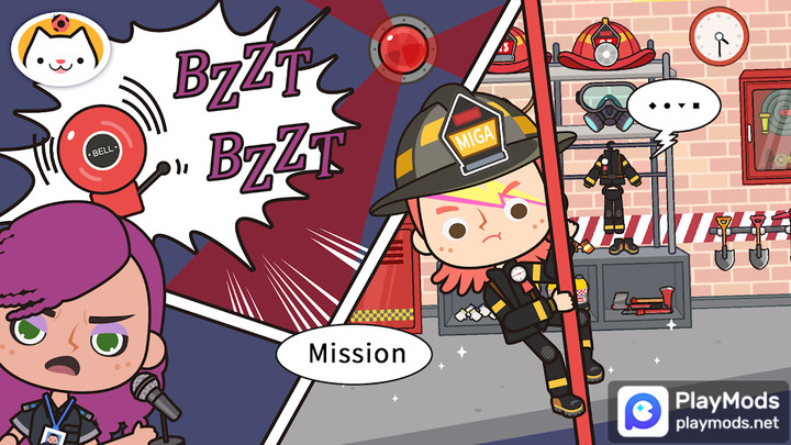 Miga Town: My Fire Station(Unlock all maps) screenshot image 1_playmods.net