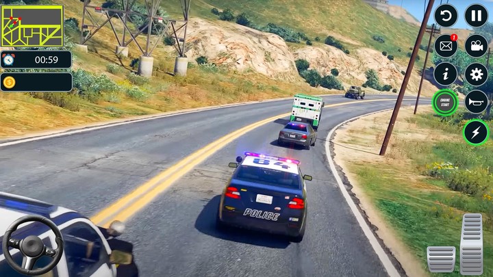 Police Car Chase Thief Games‏