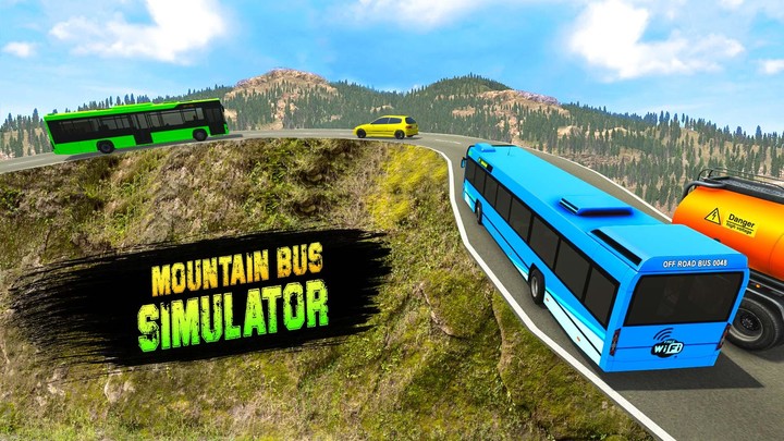 Bus Driving Mountain Bus Games‏