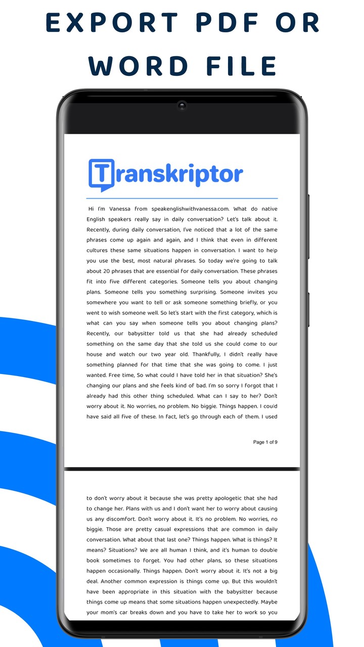 Transcribe Speech to Text_playmod.games