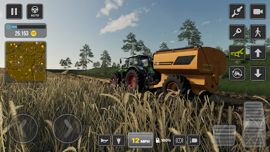 Farmer Simulator Tractor 2022(lots of gold coins) Game screenshot  16