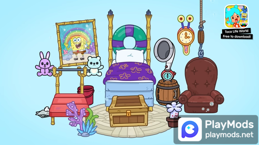 Toca Life World 1 67 Update Spongebob Squarepants Furniture Pack