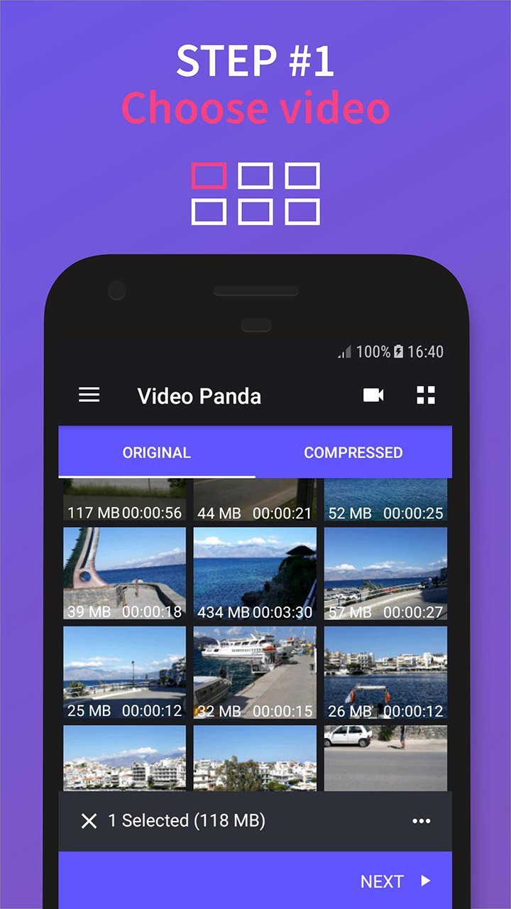 Video Compressor Panda(Premium Features Unlocked) screenshot image 1_playmod.games